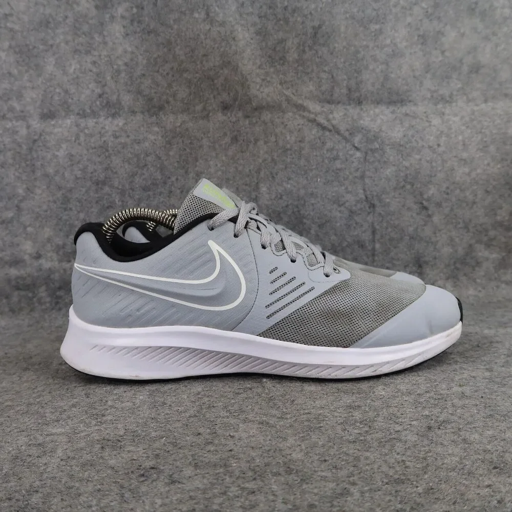 Nike Shoes Big Kids 6 Athletic Trainers Star Runner 2 Active Casual Grey White